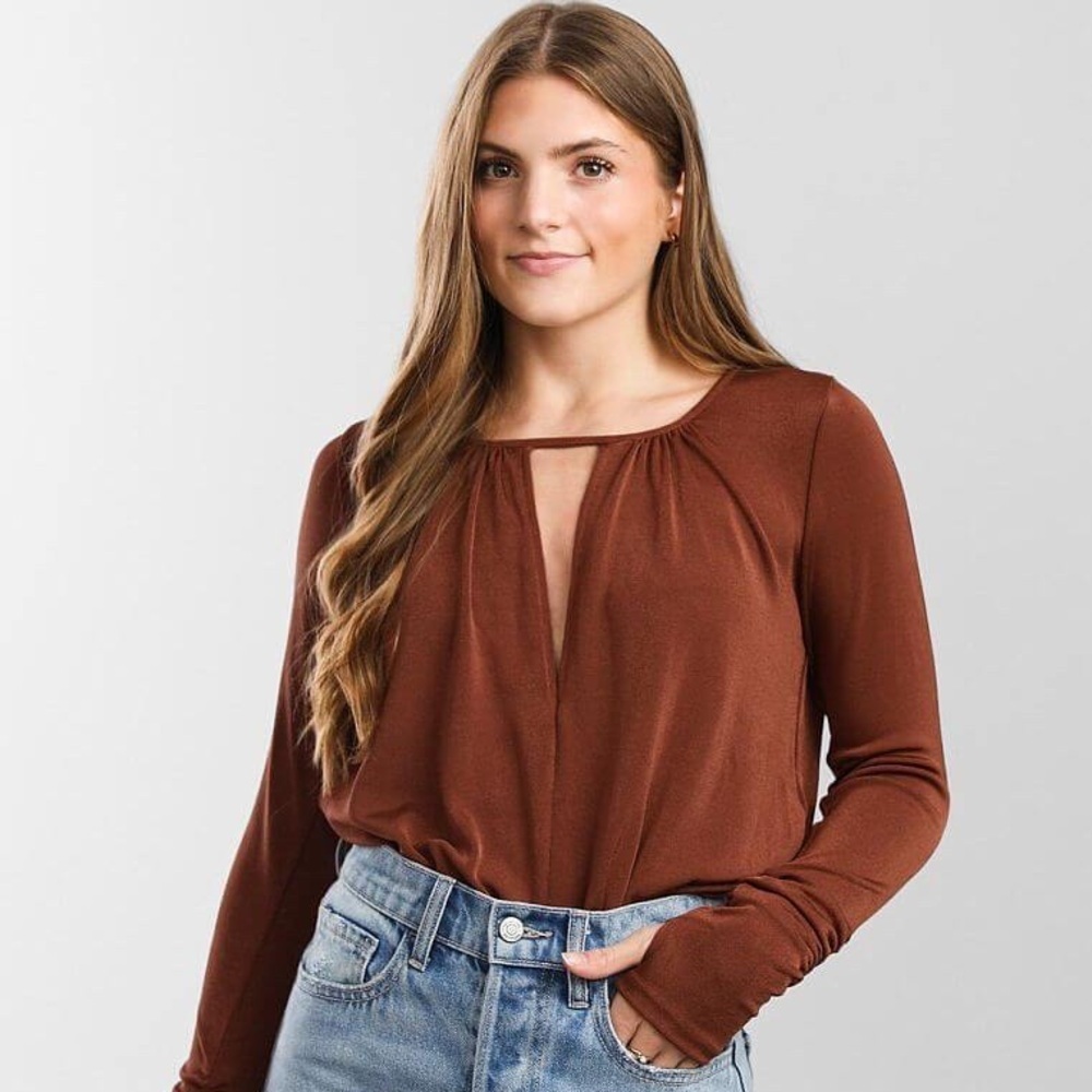 Free People FP Intimately Kaya Keyhole Bodysuit New With Tags Small